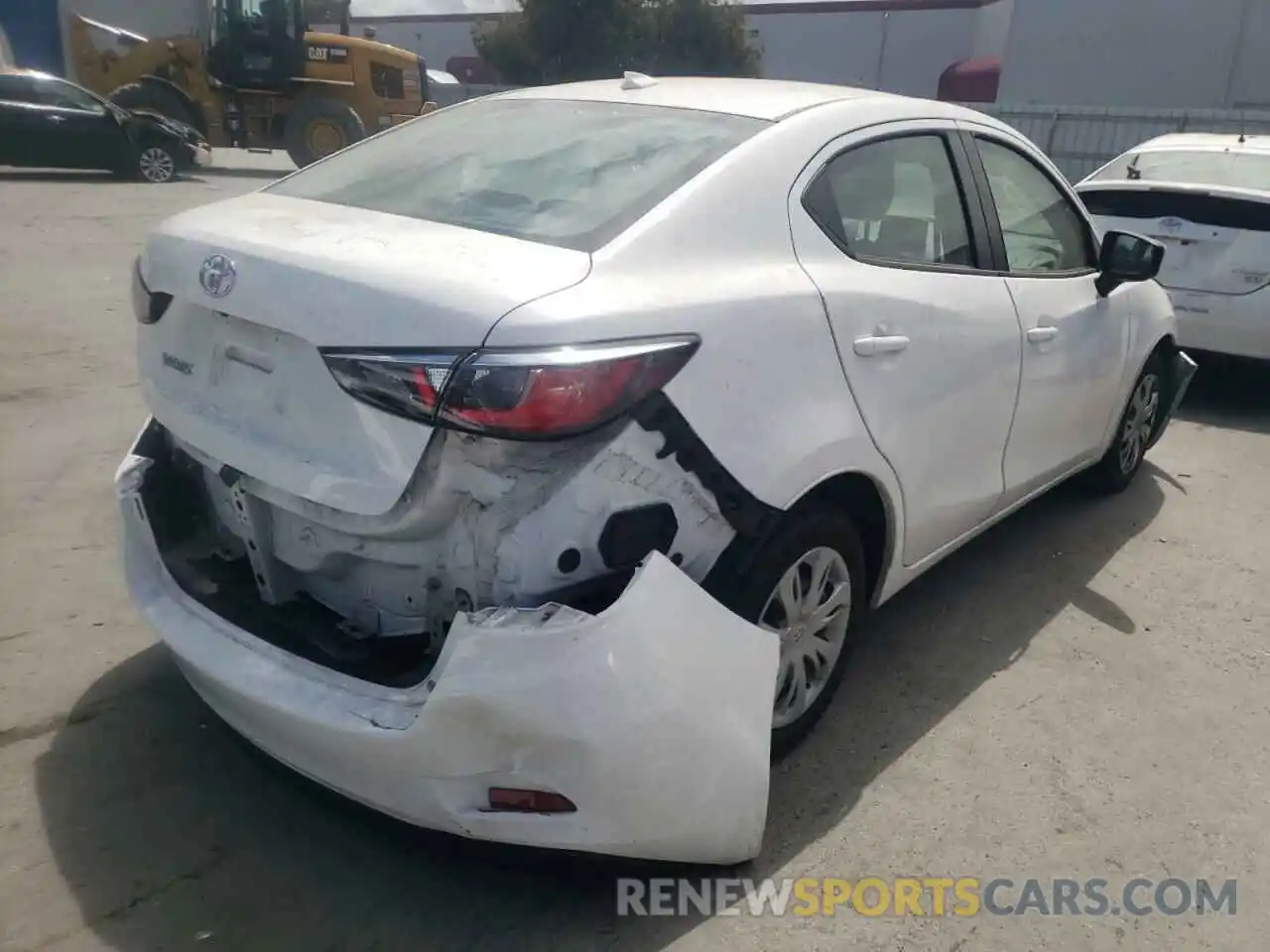 4 Photograph of a damaged car 3MYDLBYV9KY504268 TOYOTA YARIS 2019