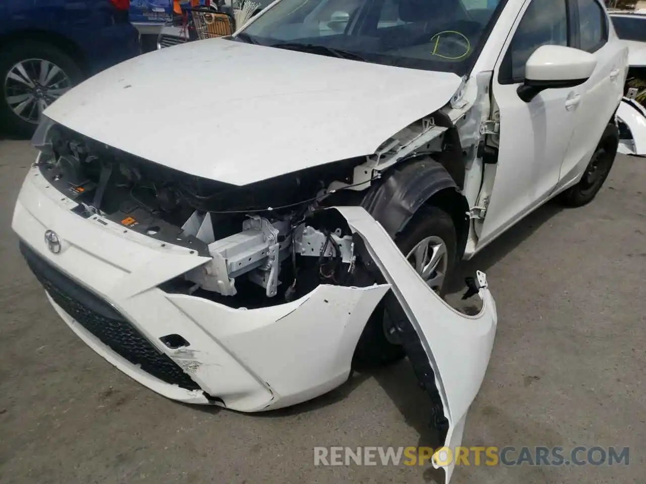 9 Photograph of a damaged car 3MYDLBYV9KY504268 TOYOTA YARIS 2019