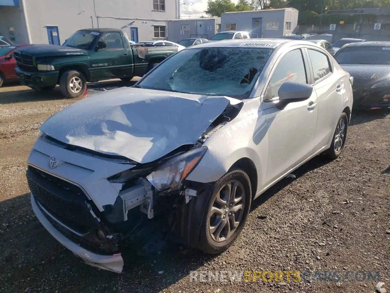 2 Photograph of a damaged car 3MYDLBYV9KY504710 TOYOTA YARIS 2019