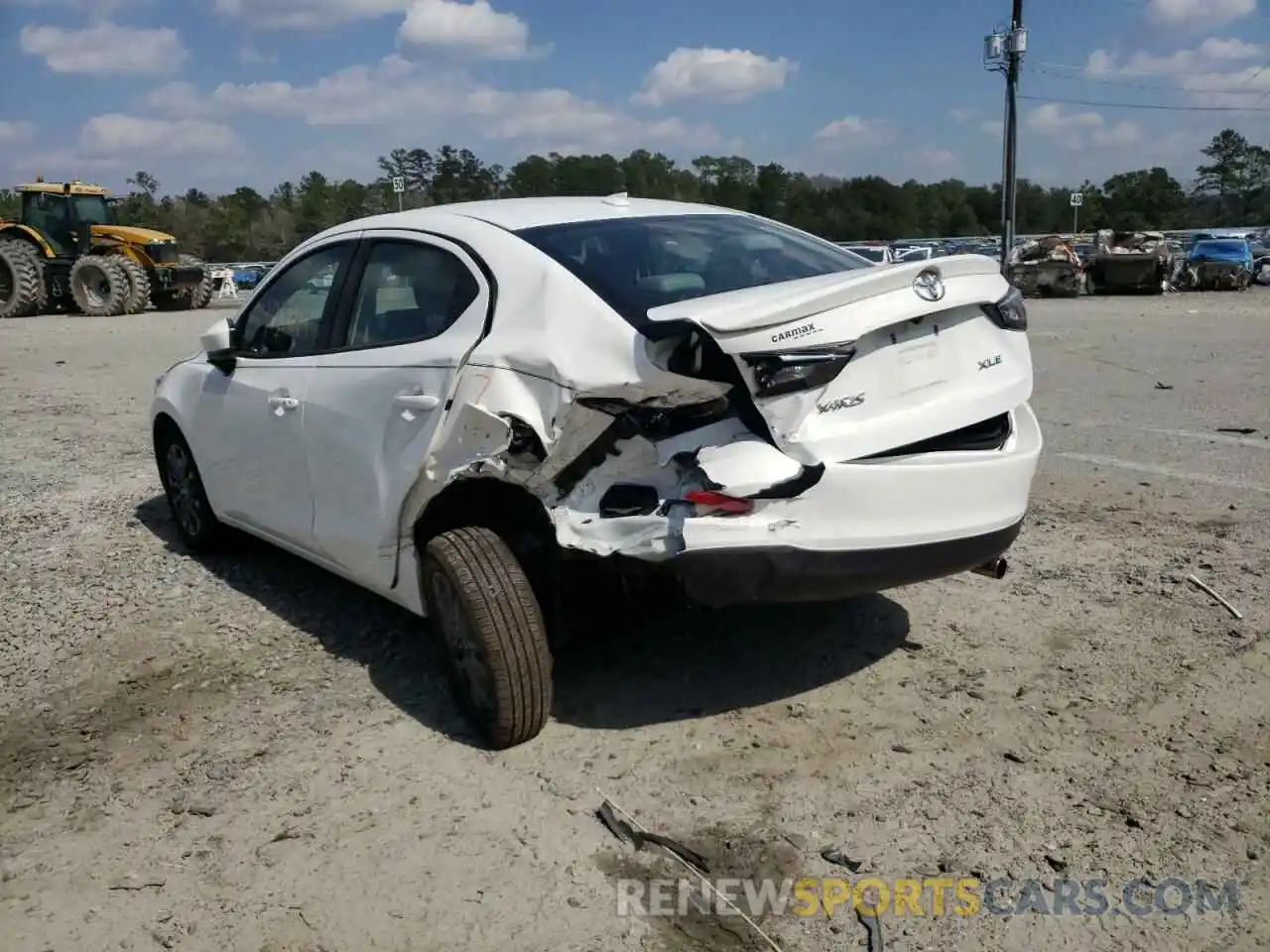 3 Photograph of a damaged car 3MYDLBYV9KY504738 TOYOTA YARIS 2019