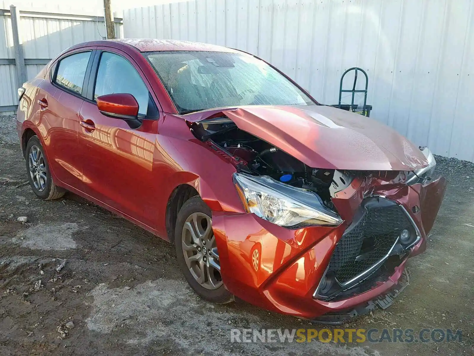 1 Photograph of a damaged car 3MYDLBYV9KY504979 TOYOTA YARIS 2019