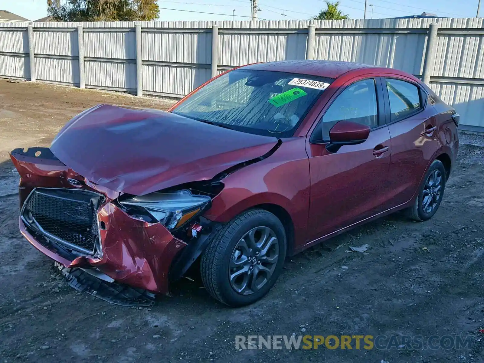 2 Photograph of a damaged car 3MYDLBYV9KY504979 TOYOTA YARIS 2019