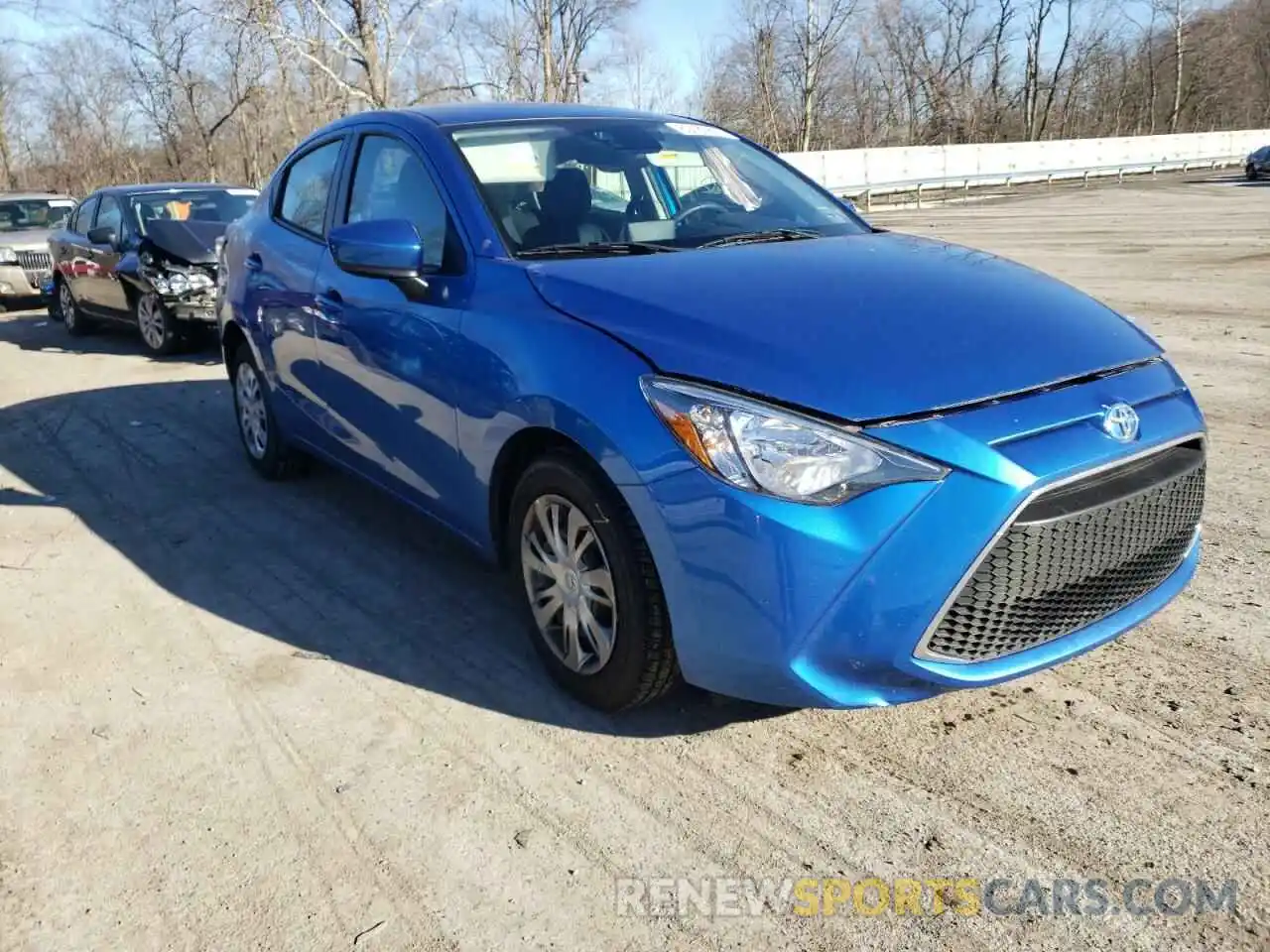 1 Photograph of a damaged car 3MYDLBYV9KY505064 TOYOTA YARIS 2019