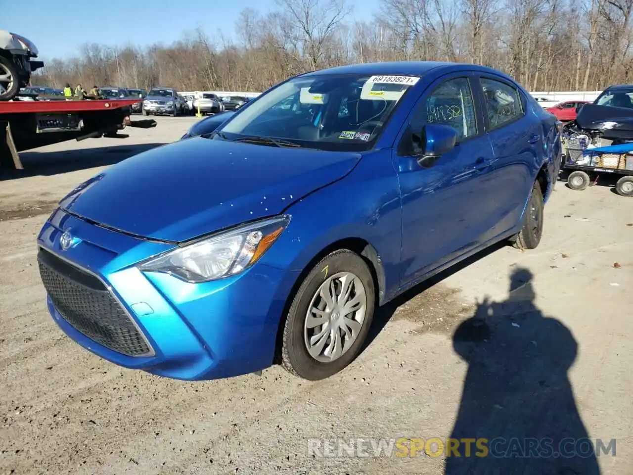 2 Photograph of a damaged car 3MYDLBYV9KY505064 TOYOTA YARIS 2019