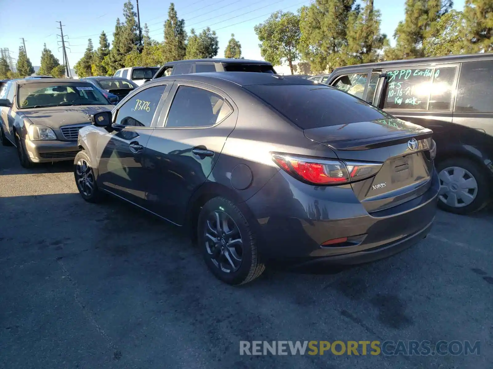 3 Photograph of a damaged car 3MYDLBYV9KY507106 TOYOTA YARIS 2019