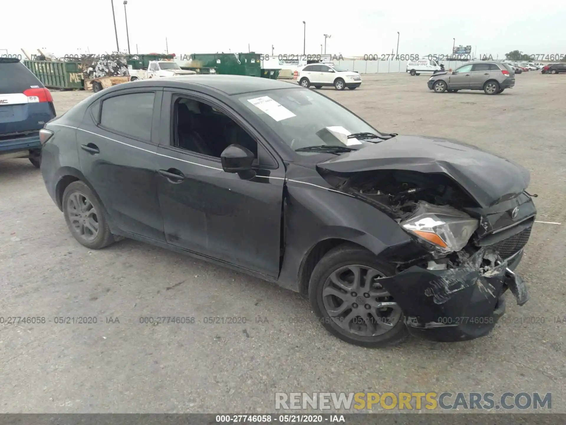 1 Photograph of a damaged car 3MYDLBYV9KY507624 TOYOTA YARIS 2019