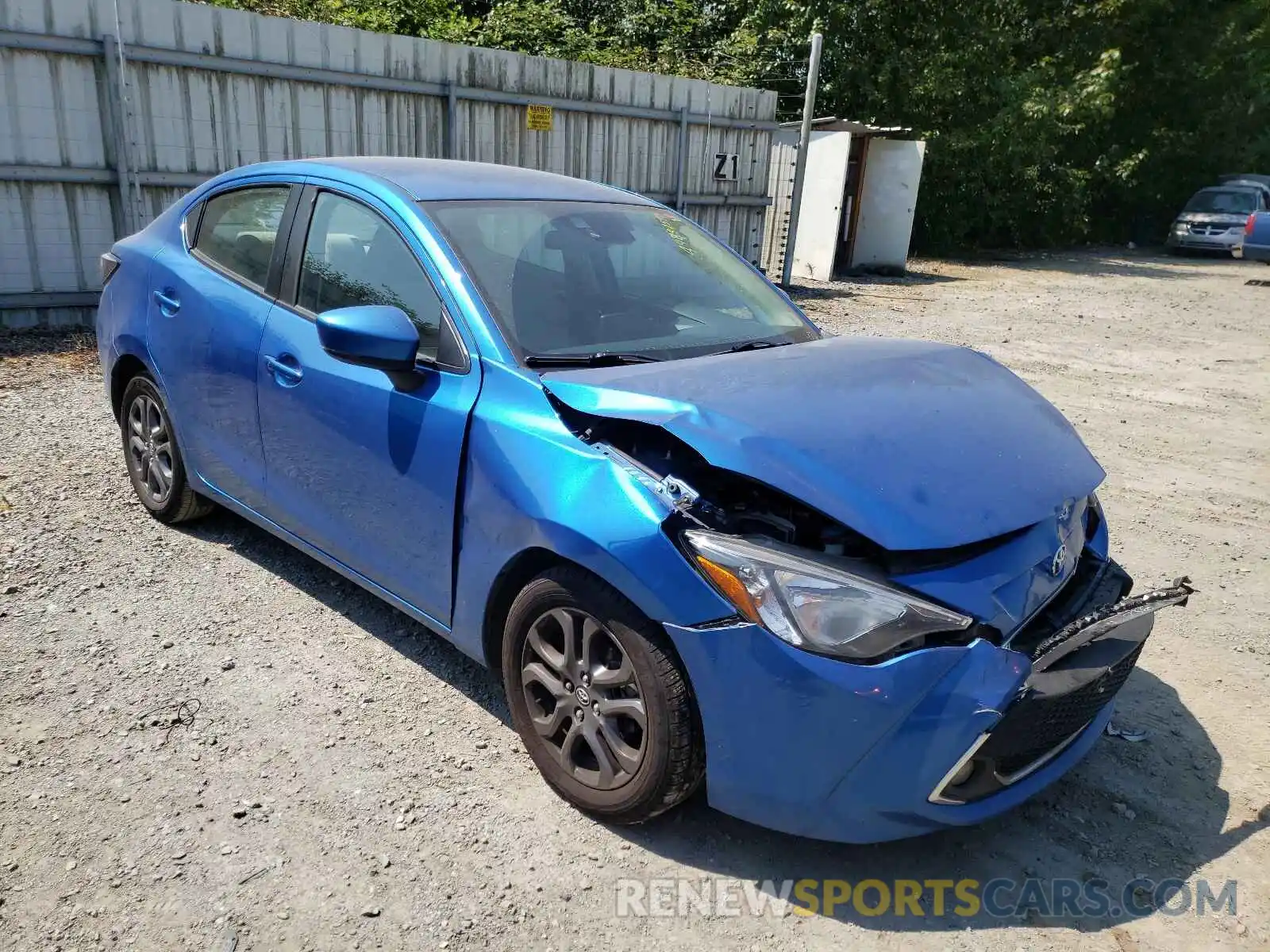 1 Photograph of a damaged car 3MYDLBYV9KY508272 TOYOTA YARIS 2019