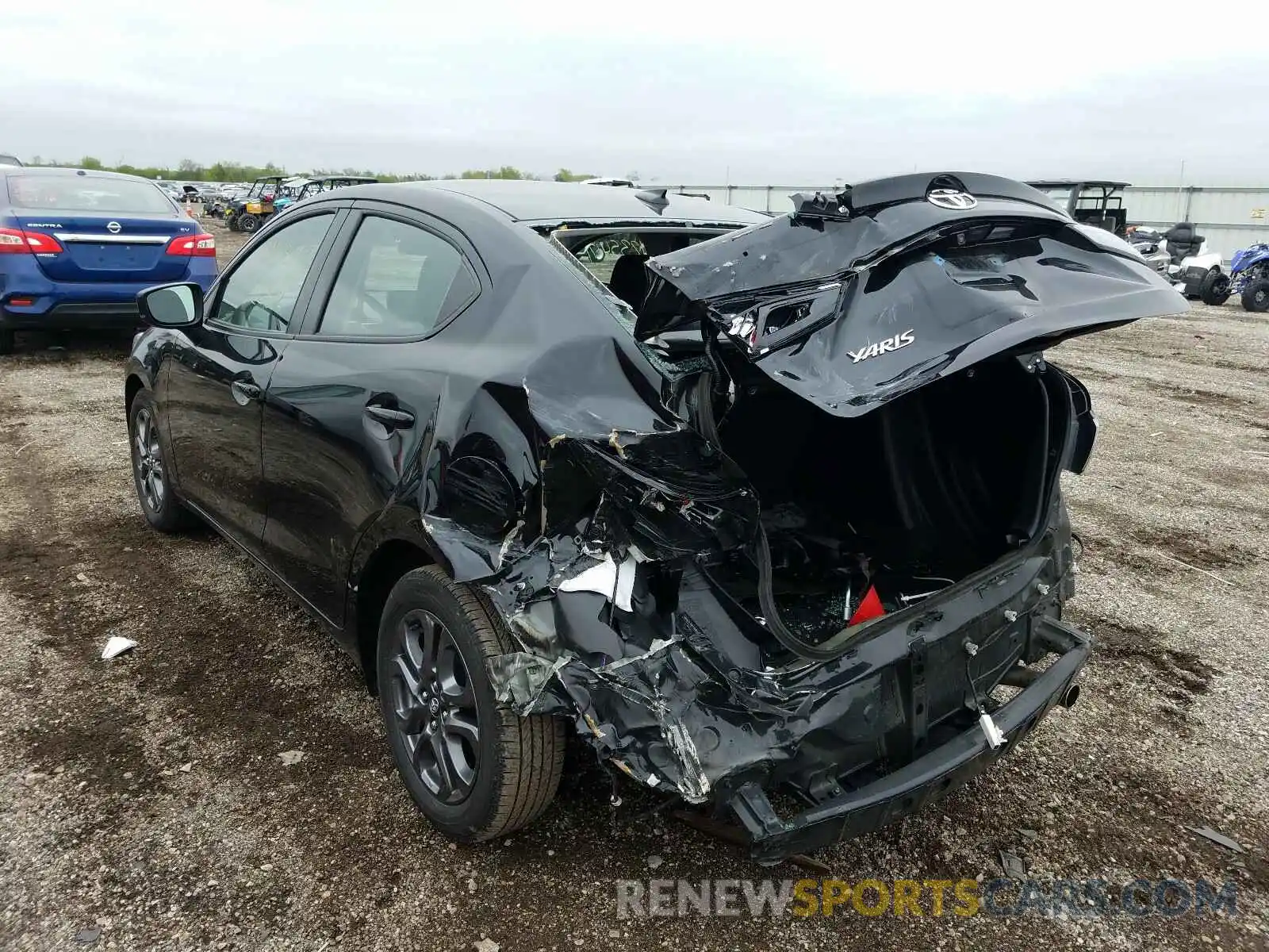 3 Photograph of a damaged car 3MYDLBYV9KY508613 TOYOTA YARIS 2019