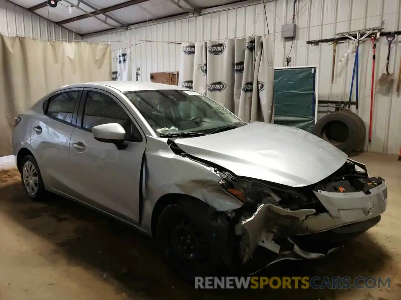 1 Photograph of a damaged car 3MYDLBYV9KY509776 TOYOTA YARIS 2019