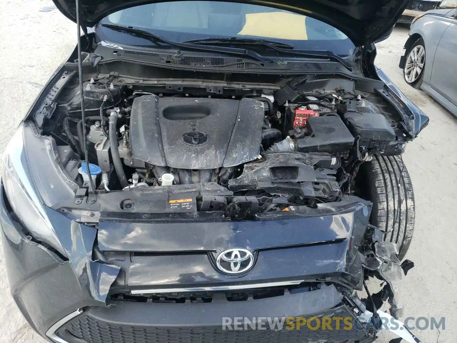 7 Photograph of a damaged car 3MYDLBYV9KY509874 TOYOTA YARIS 2019