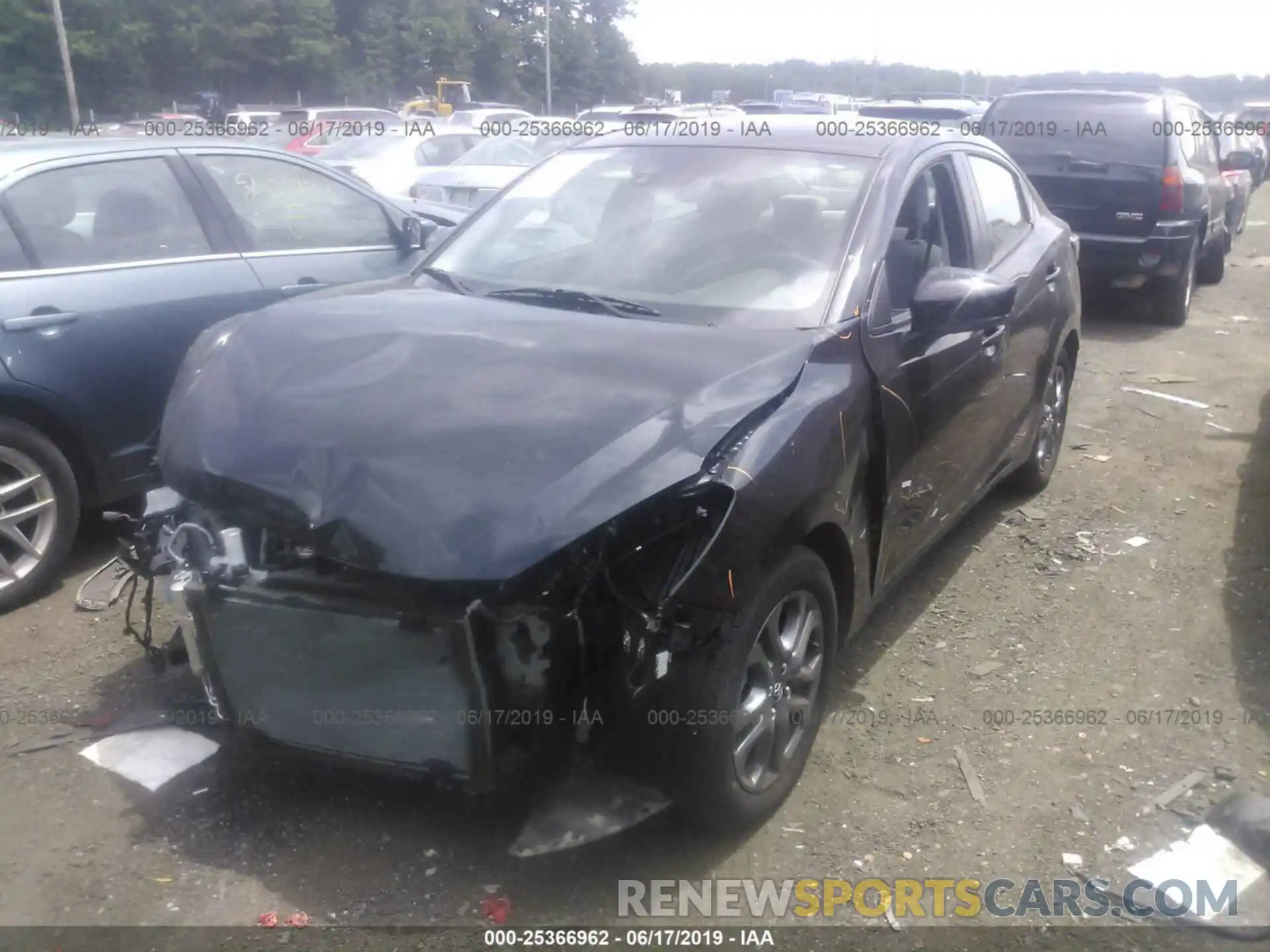 2 Photograph of a damaged car 3MYDLBYV9KY511141 TOYOTA YARIS 2019