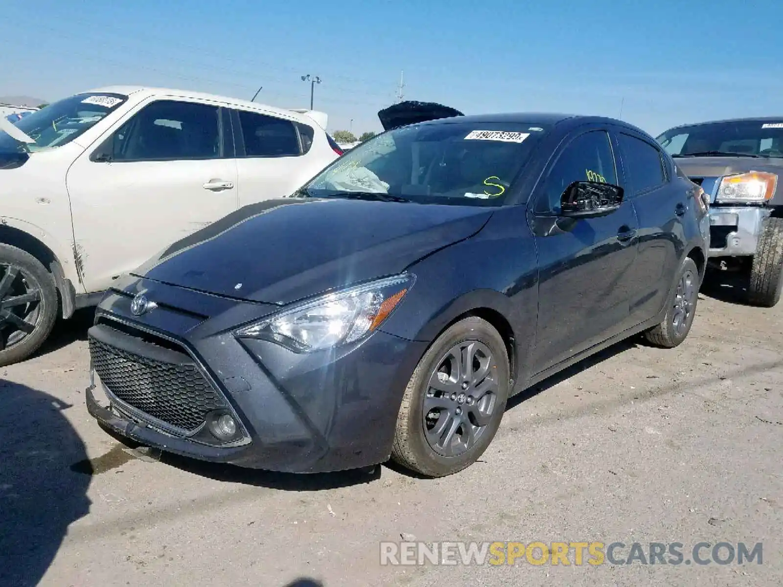 2 Photograph of a damaged car 3MYDLBYV9KY511267 TOYOTA YARIS 2019