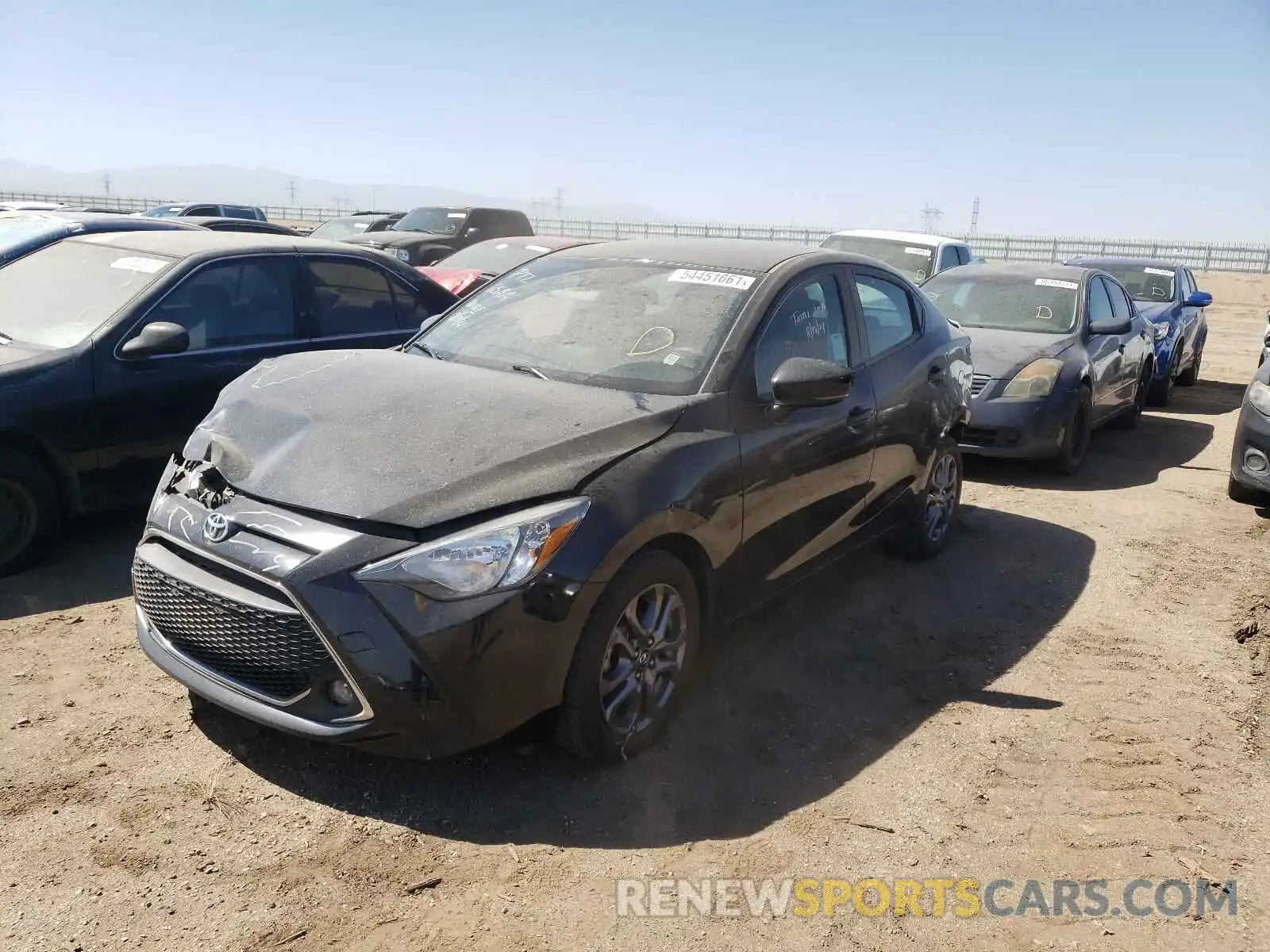 2 Photograph of a damaged car 3MYDLBYV9KY511768 TOYOTA YARIS 2019