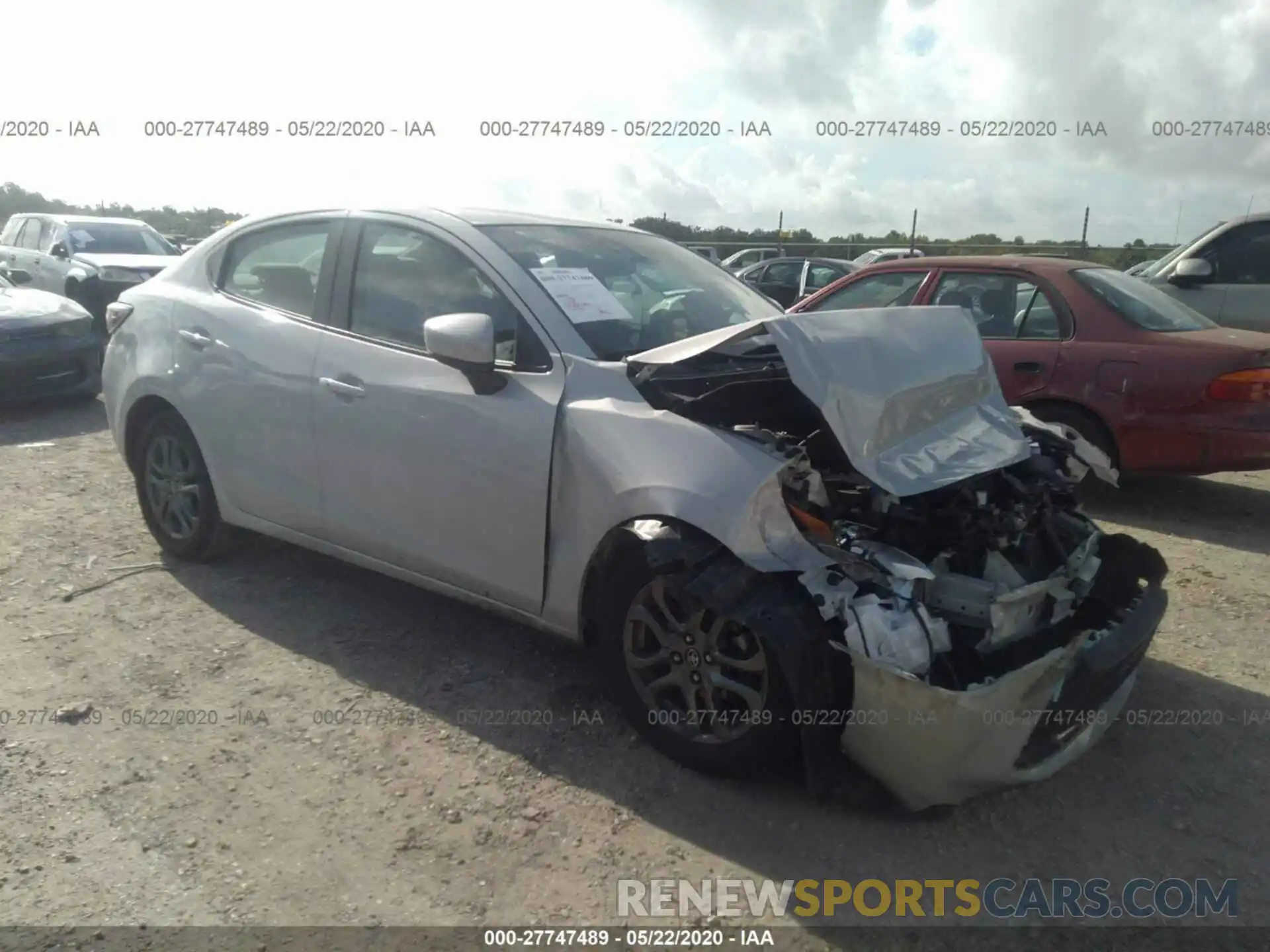 1 Photograph of a damaged car 3MYDLBYV9KY512676 TOYOTA YARIS 2019