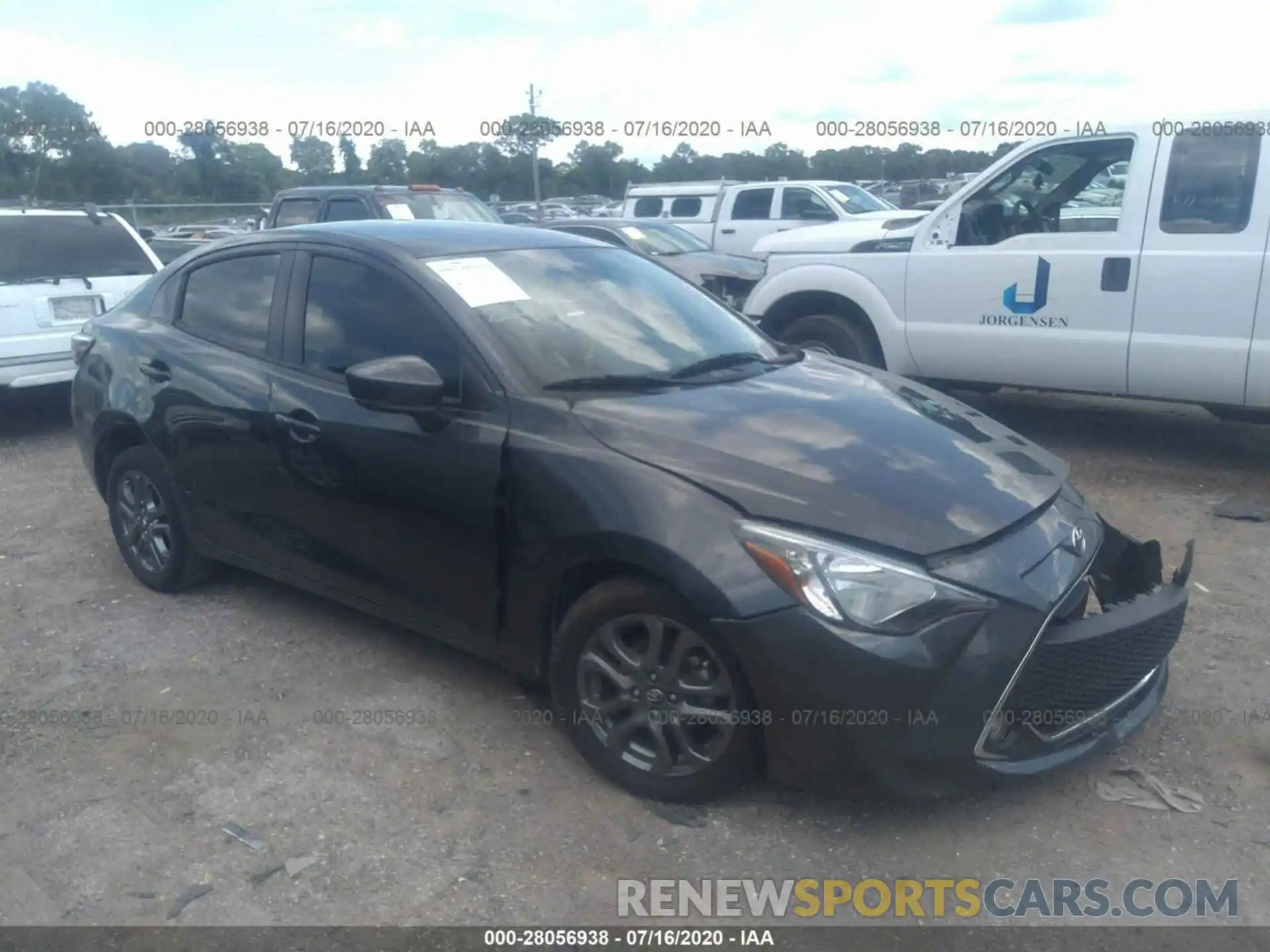 1 Photograph of a damaged car 3MYDLBYV9KY513505 TOYOTA YARIS 2019