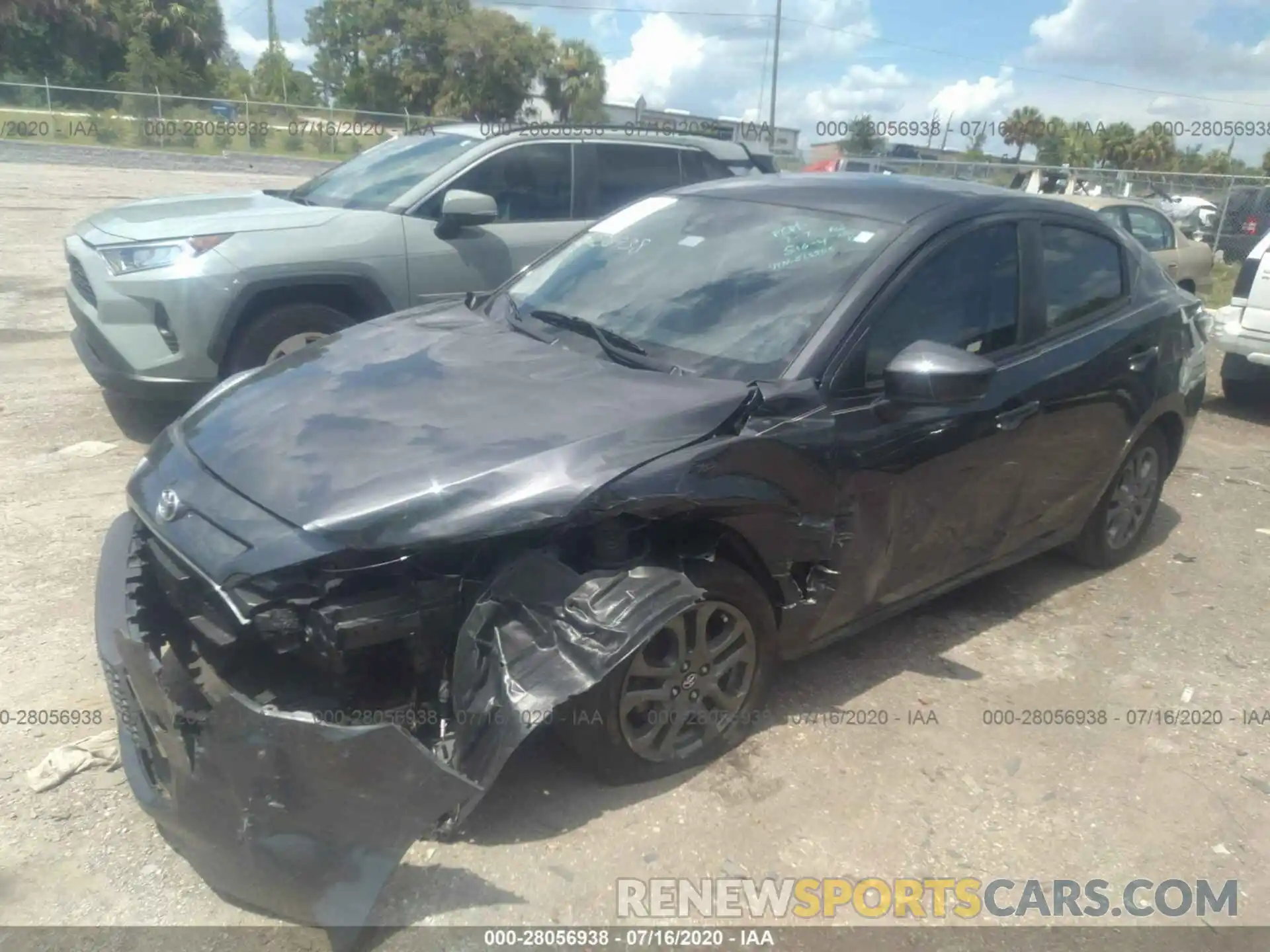 2 Photograph of a damaged car 3MYDLBYV9KY513505 TOYOTA YARIS 2019