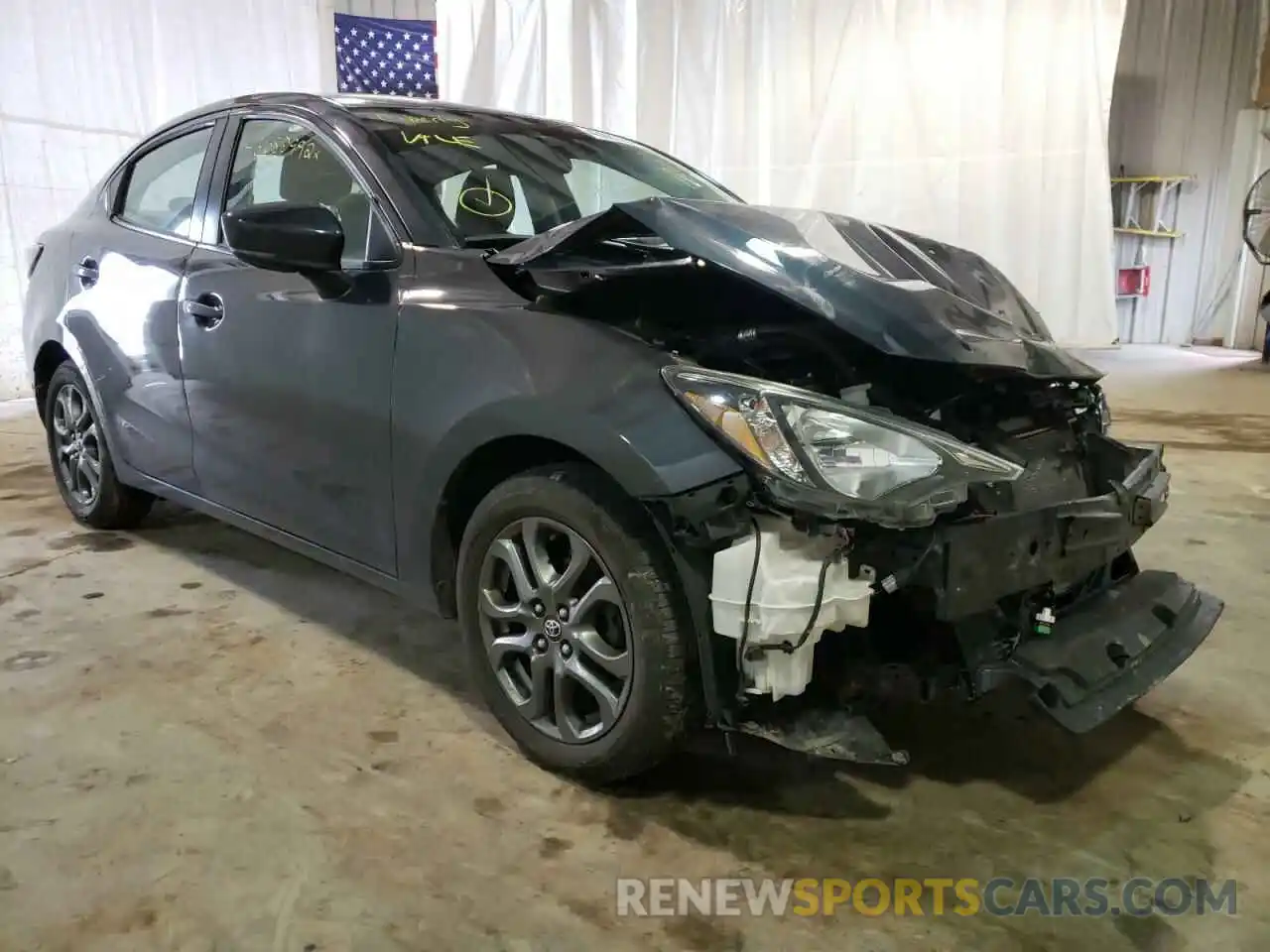 1 Photograph of a damaged car 3MYDLBYV9KY513522 TOYOTA YARIS 2019