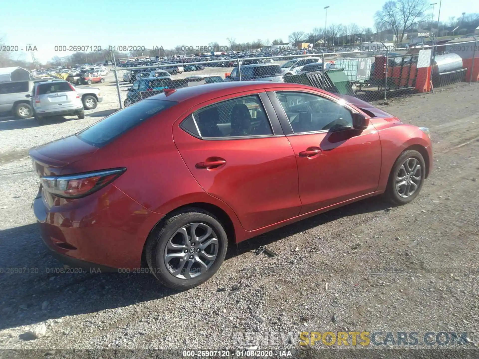 4 Photograph of a damaged car 3MYDLBYV9KY513875 TOYOTA YARIS 2019