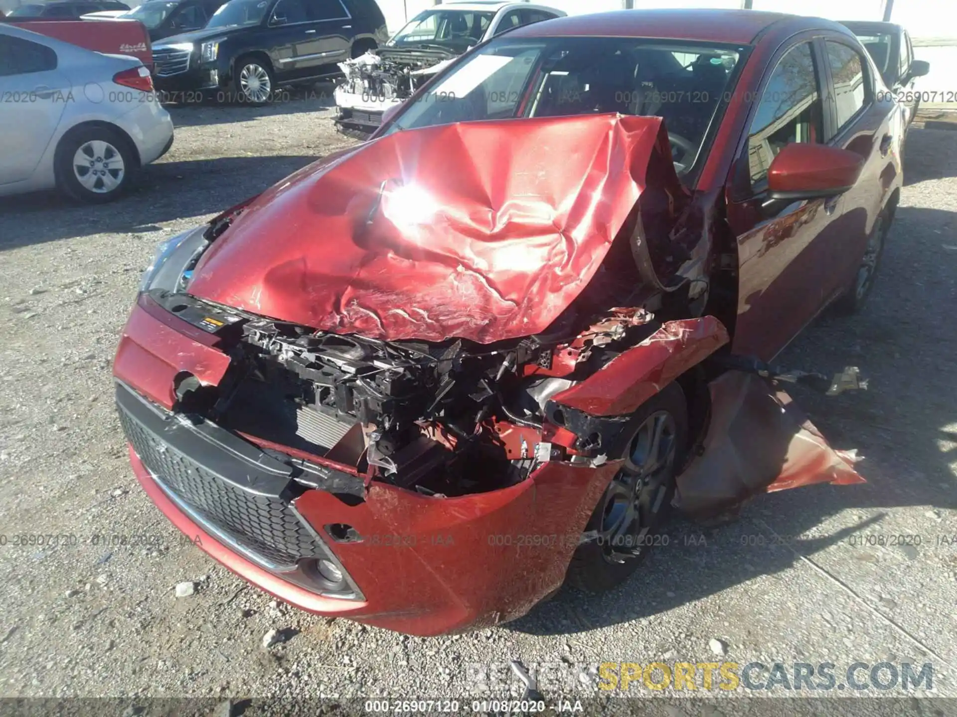 6 Photograph of a damaged car 3MYDLBYV9KY513875 TOYOTA YARIS 2019