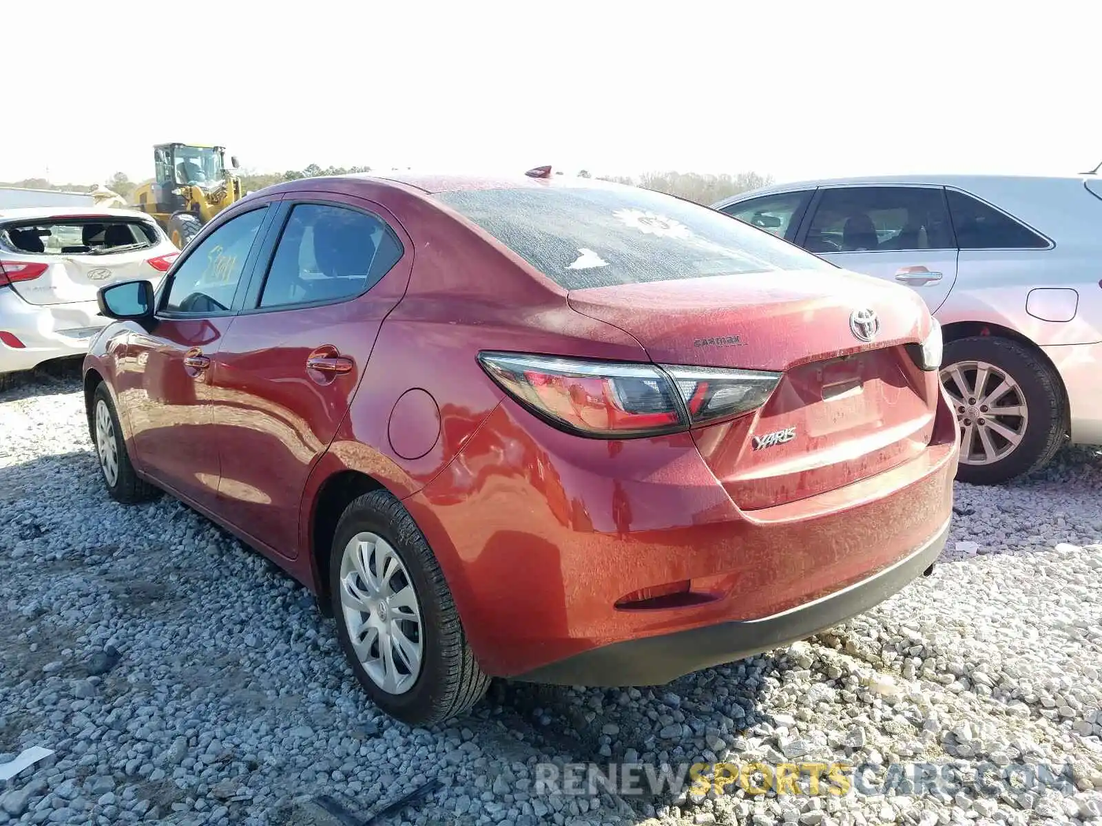 3 Photograph of a damaged car 3MYDLBYV9KY514248 TOYOTA YARIS 2019