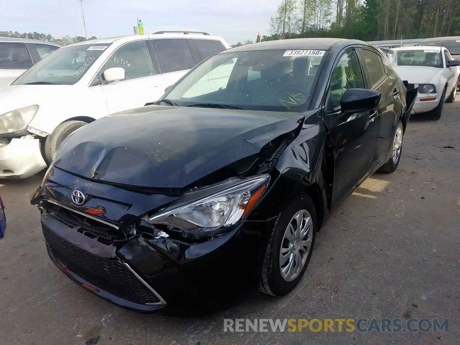 2 Photograph of a damaged car 3MYDLBYV9KY514962 TOYOTA YARIS 2019