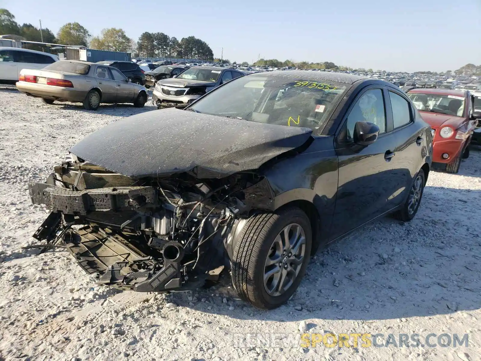 2 Photograph of a damaged car 3MYDLBYV9KY515562 TOYOTA YARIS 2019