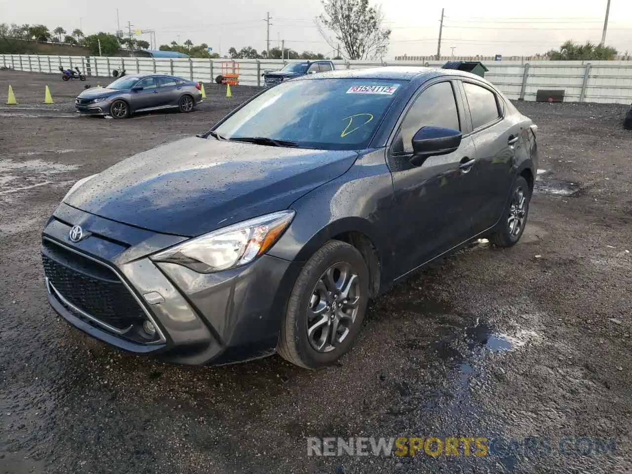 2 Photograph of a damaged car 3MYDLBYV9KY515688 TOYOTA YARIS 2019