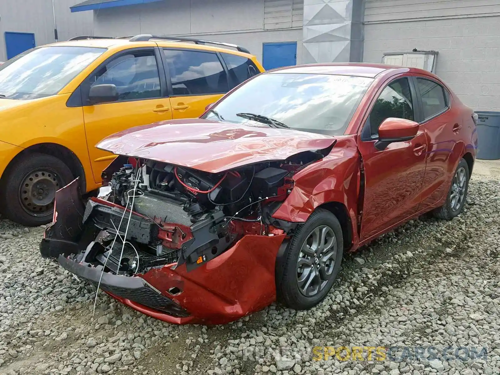 2 Photograph of a damaged car 3MYDLBYV9KY515836 TOYOTA YARIS 2019