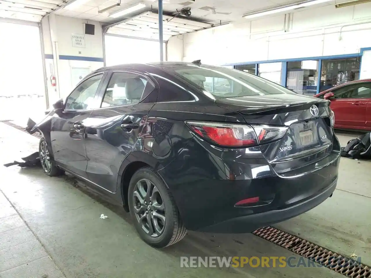 3 Photograph of a damaged car 3MYDLBYV9KY516761 TOYOTA YARIS 2019