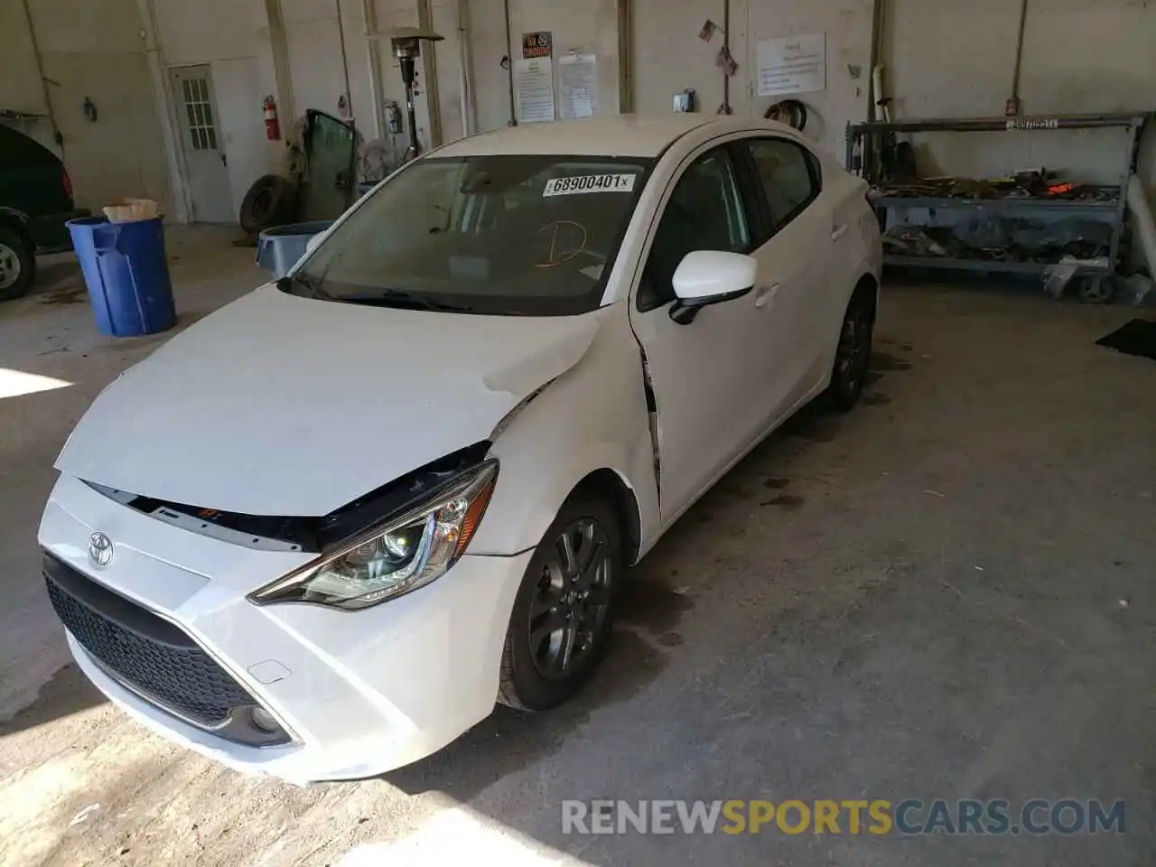 2 Photograph of a damaged car 3MYDLBYV9KY516968 TOYOTA YARIS 2019