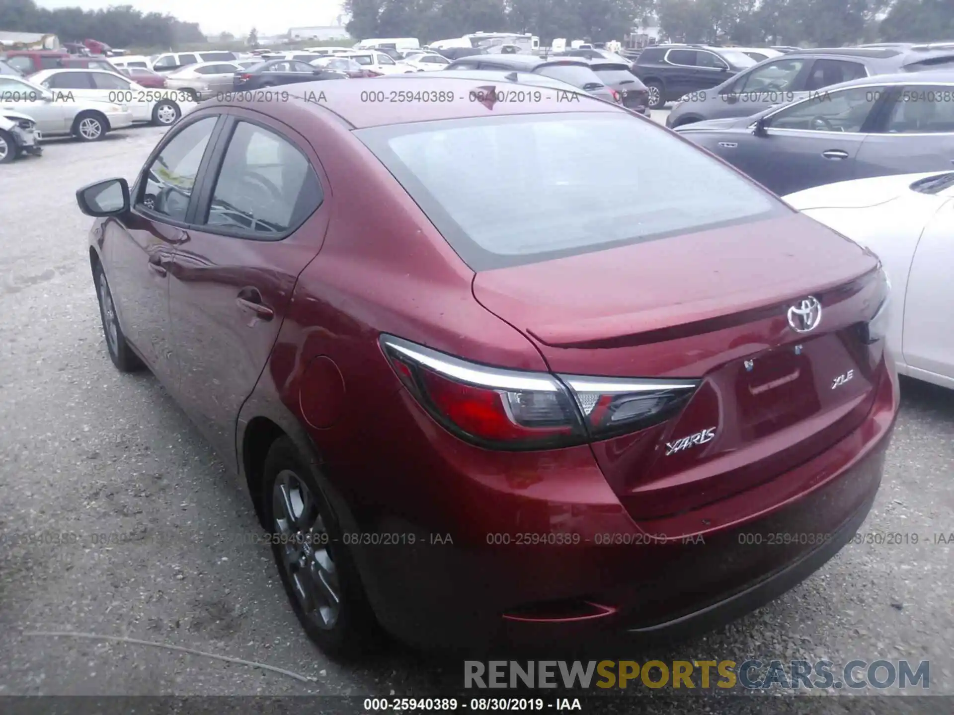 3 Photograph of a damaged car 3MYDLBYV9KY517361 TOYOTA YARIS 2019