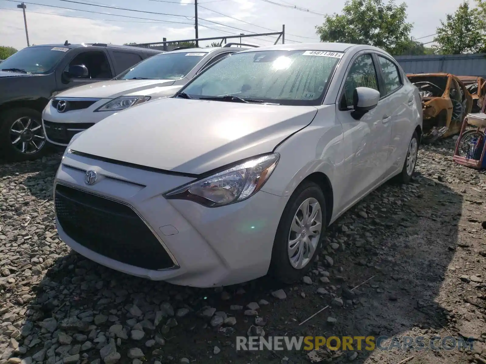 2 Photograph of a damaged car 3MYDLBYV9KY517909 TOYOTA YARIS 2019