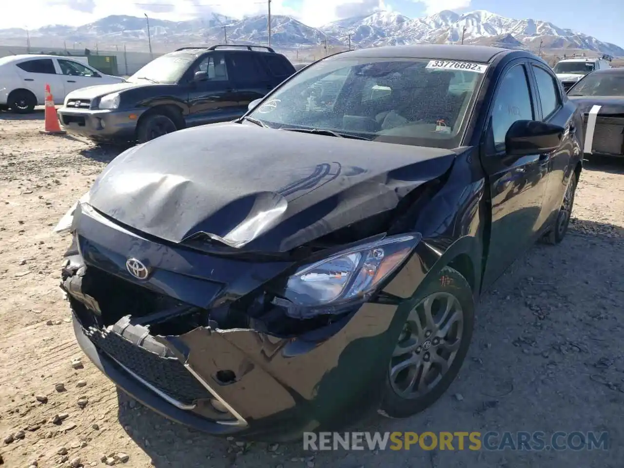 2 Photograph of a damaged car 3MYDLBYV9KY518199 TOYOTA YARIS 2019