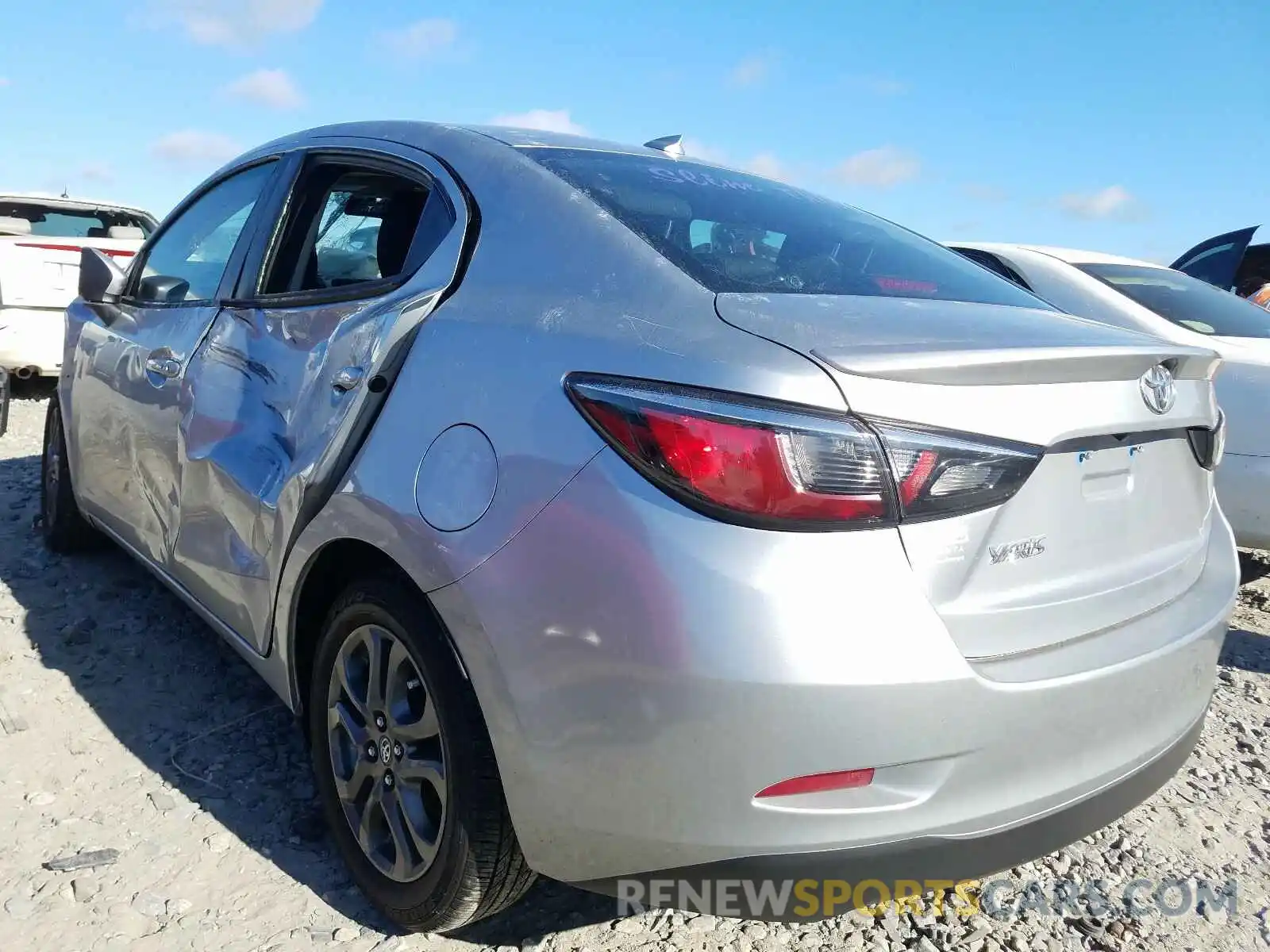 3 Photograph of a damaged car 3MYDLBYV9KY518509 TOYOTA YARIS 2019