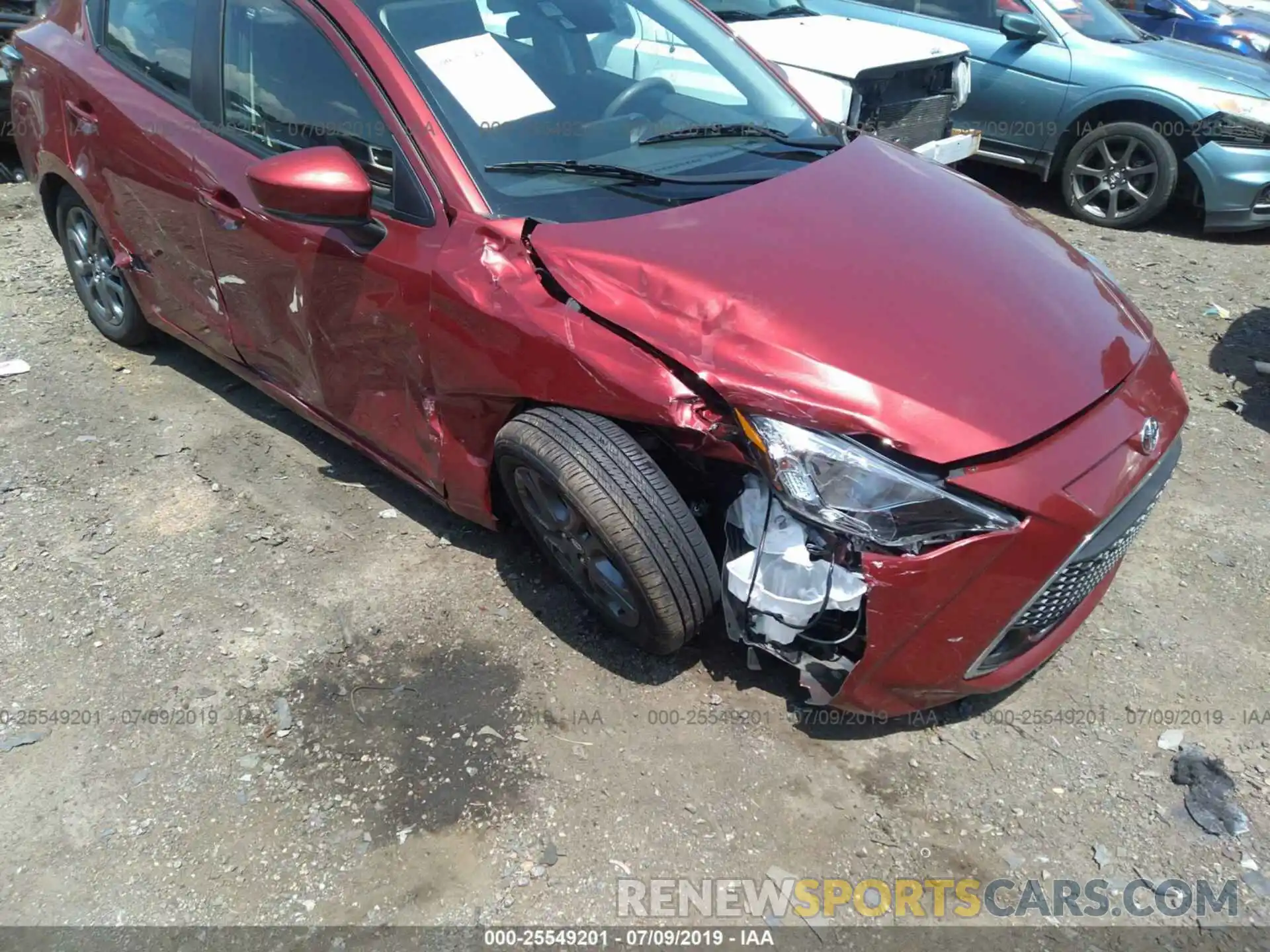 6 Фотография поврежденного автомобиля 3MYDLBYV9KY518591 TOYOTA YARIS 2019