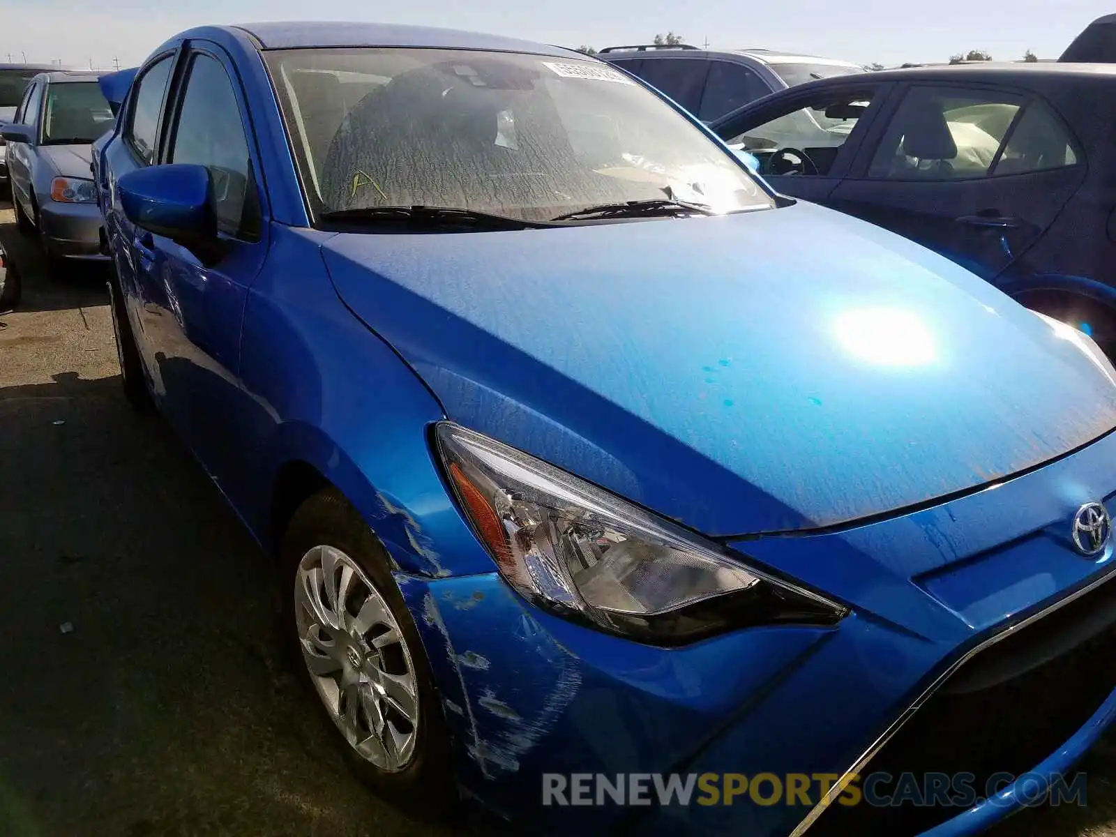 1 Photograph of a damaged car 3MYDLBYV9KY519661 TOYOTA YARIS 2019