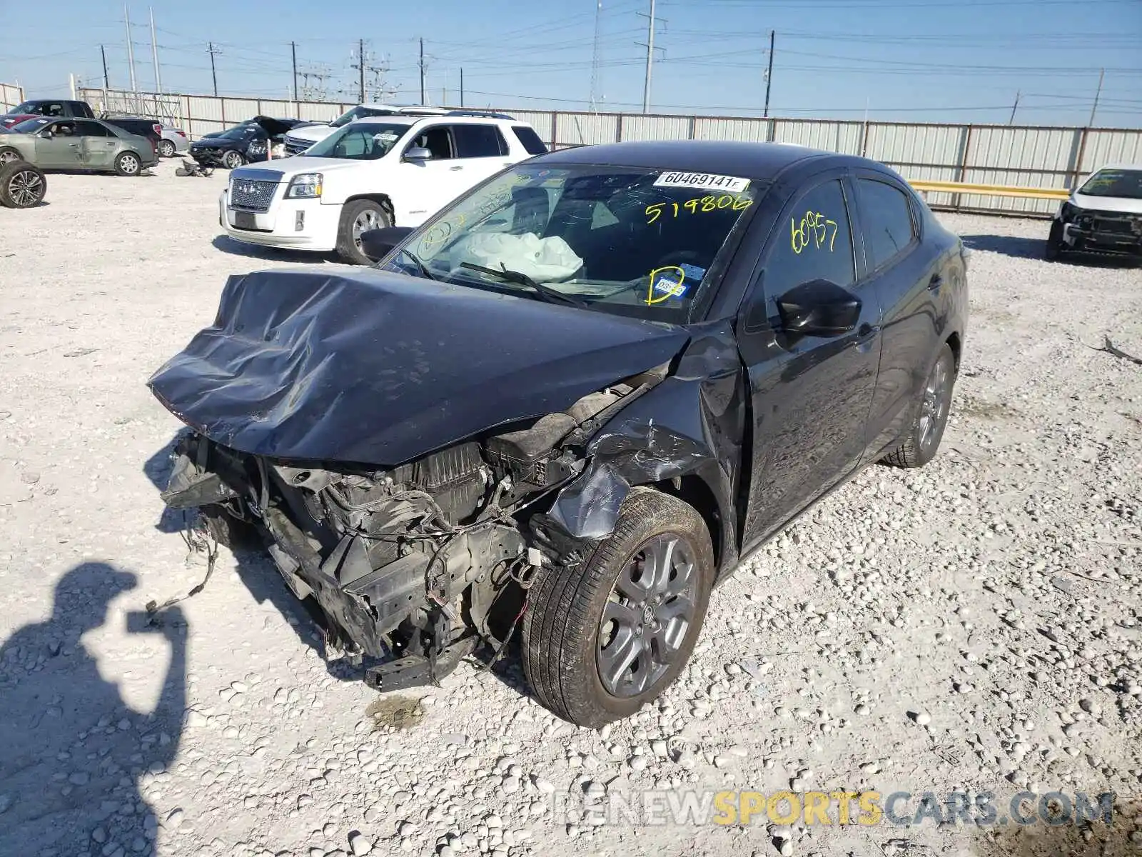 2 Photograph of a damaged car 3MYDLBYV9KY519806 TOYOTA YARIS 2019