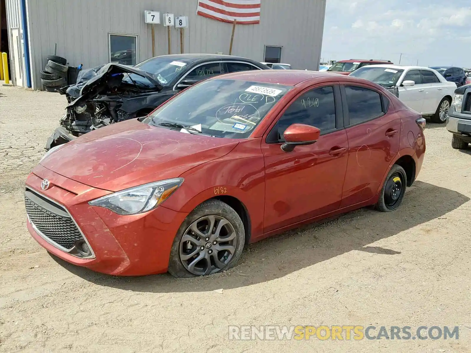 2 Photograph of a damaged car 3MYDLBYV9KY520230 TOYOTA YARIS 2019