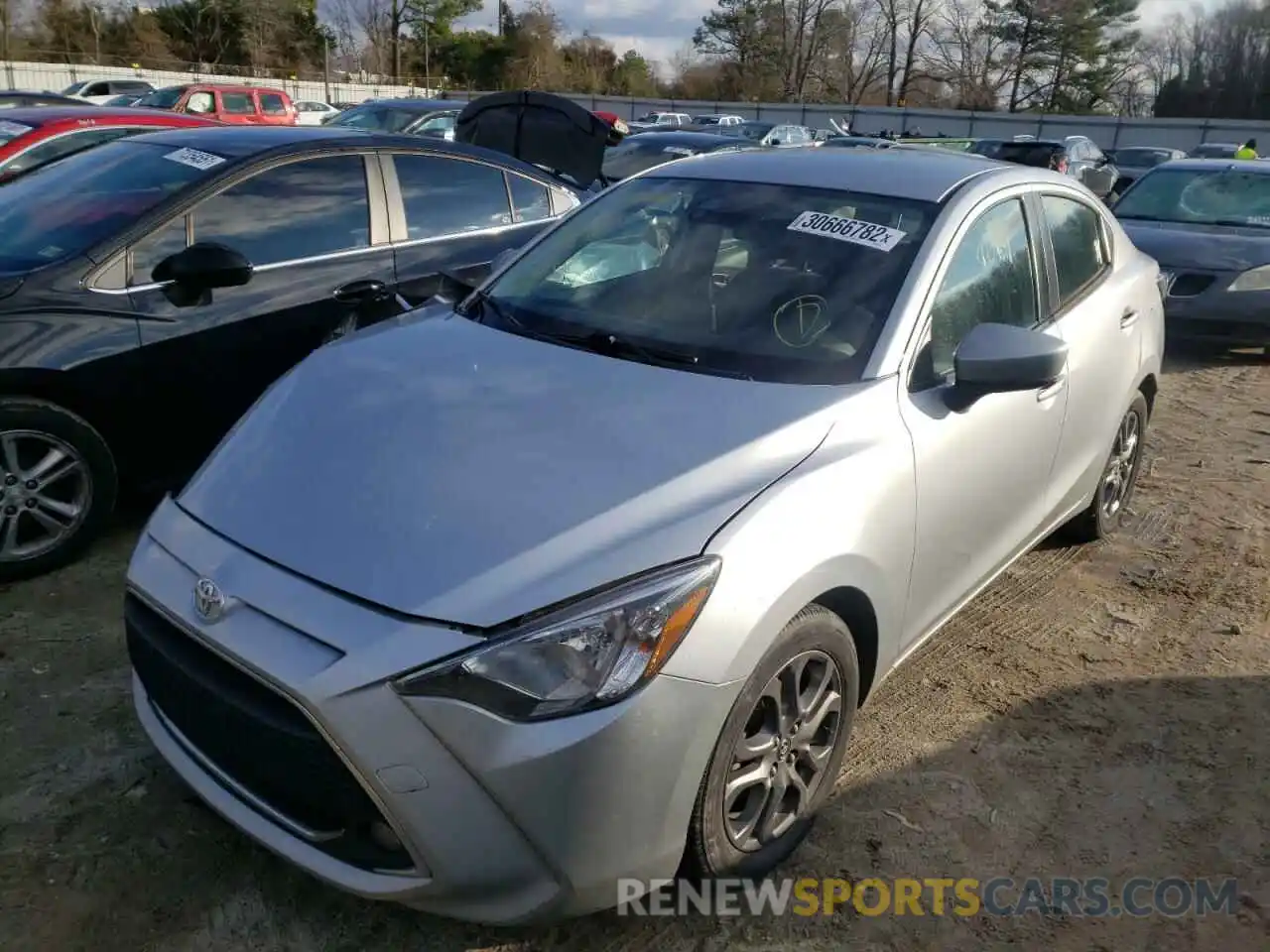 2 Photograph of a damaged car 3MYDLBYV9KY520650 TOYOTA YARIS 2019