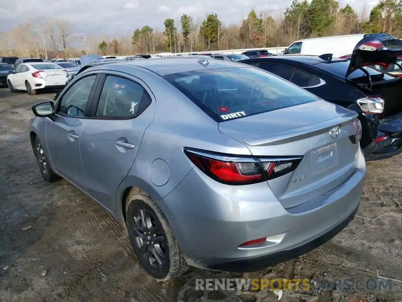 3 Photograph of a damaged car 3MYDLBYV9KY520650 TOYOTA YARIS 2019