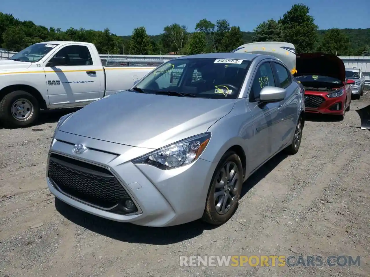 2 Photograph of a damaged car 3MYDLBYV9KY520938 TOYOTA YARIS 2019