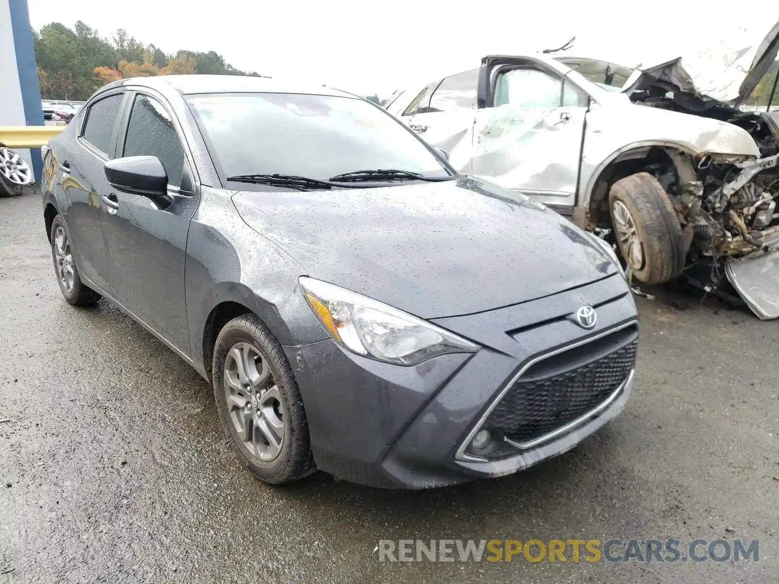 1 Photograph of a damaged car 3MYDLBYV9KY520986 TOYOTA YARIS 2019