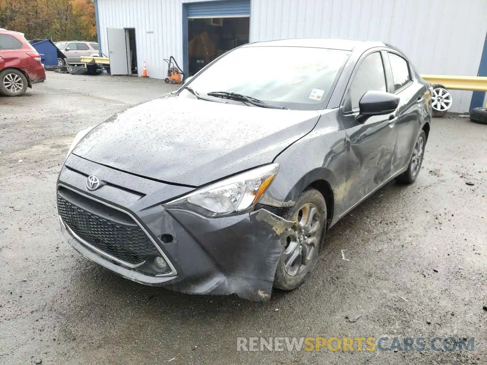 2 Photograph of a damaged car 3MYDLBYV9KY520986 TOYOTA YARIS 2019