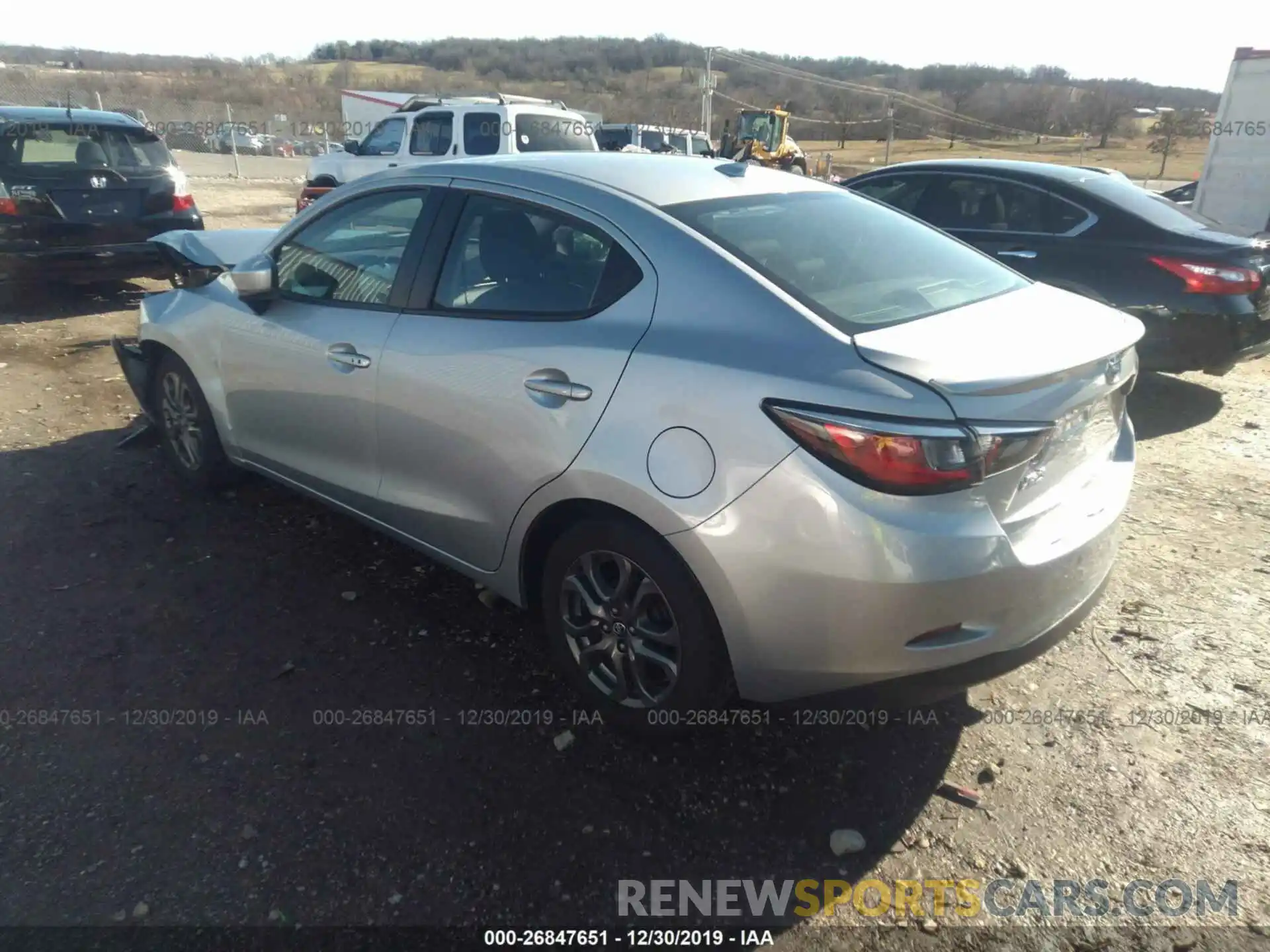 3 Photograph of a damaged car 3MYDLBYV9KY521278 TOYOTA YARIS 2019