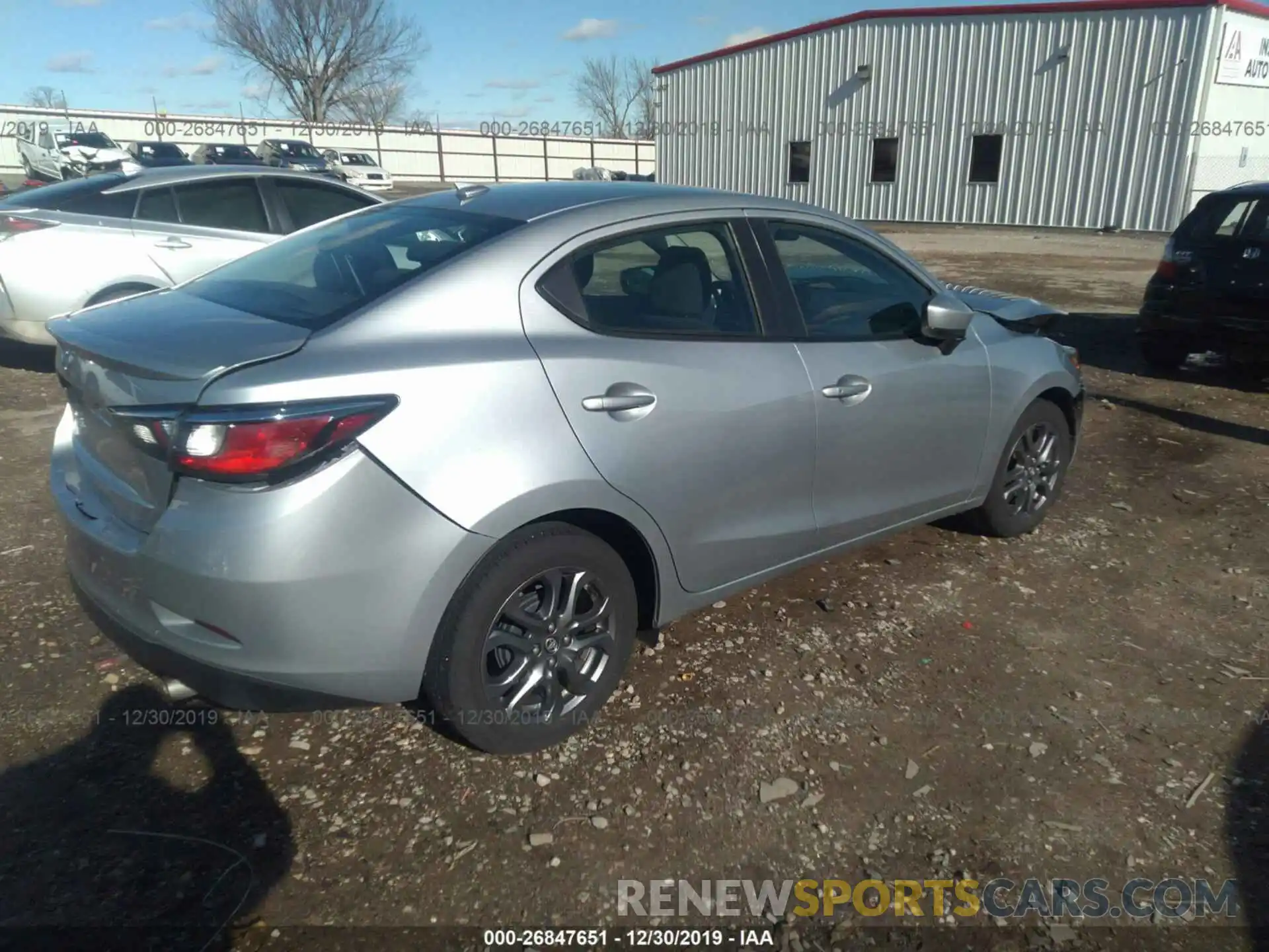 4 Photograph of a damaged car 3MYDLBYV9KY521278 TOYOTA YARIS 2019