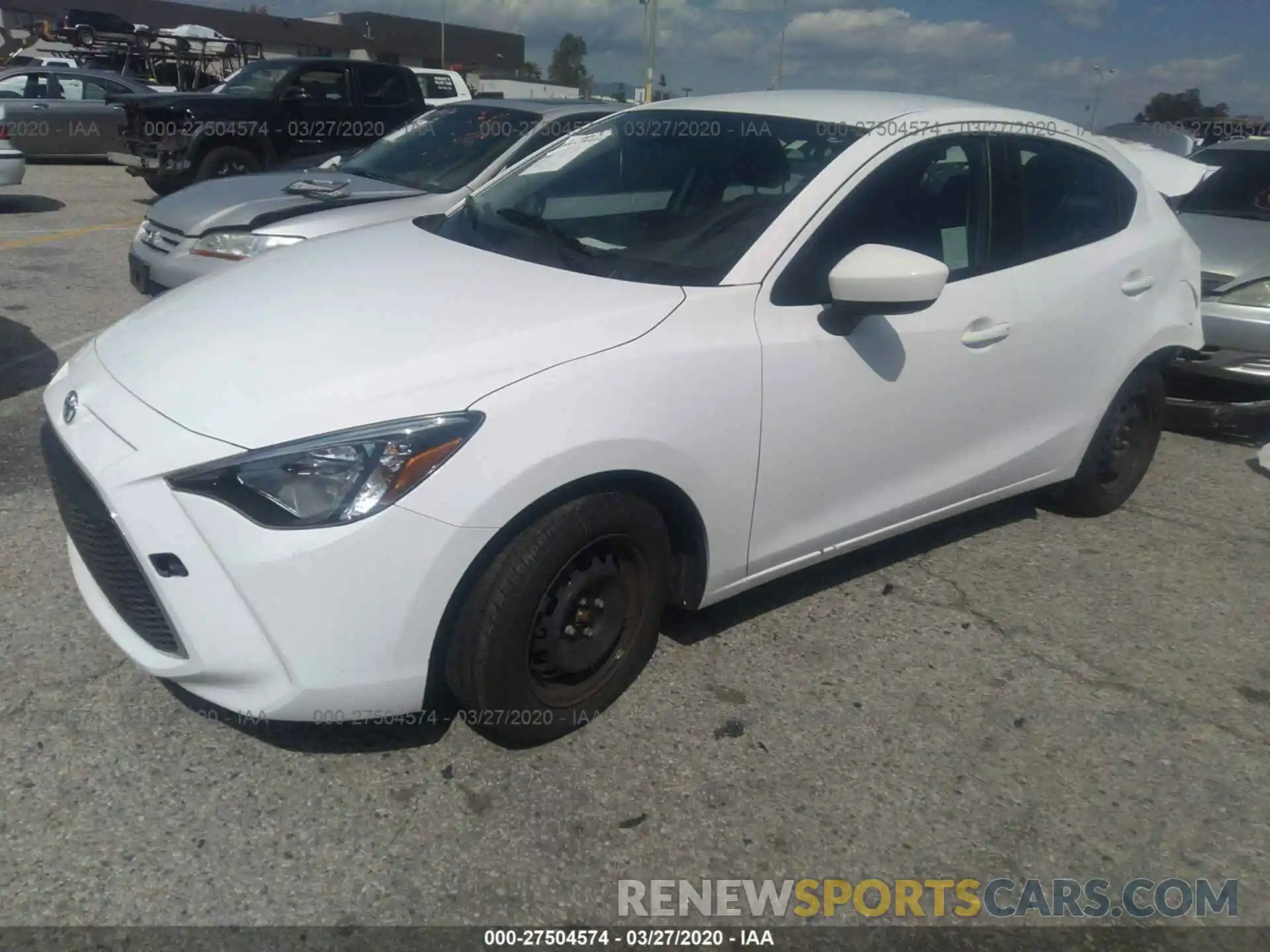 2 Photograph of a damaged car 3MYDLBYV9KY521524 TOYOTA YARIS 2019