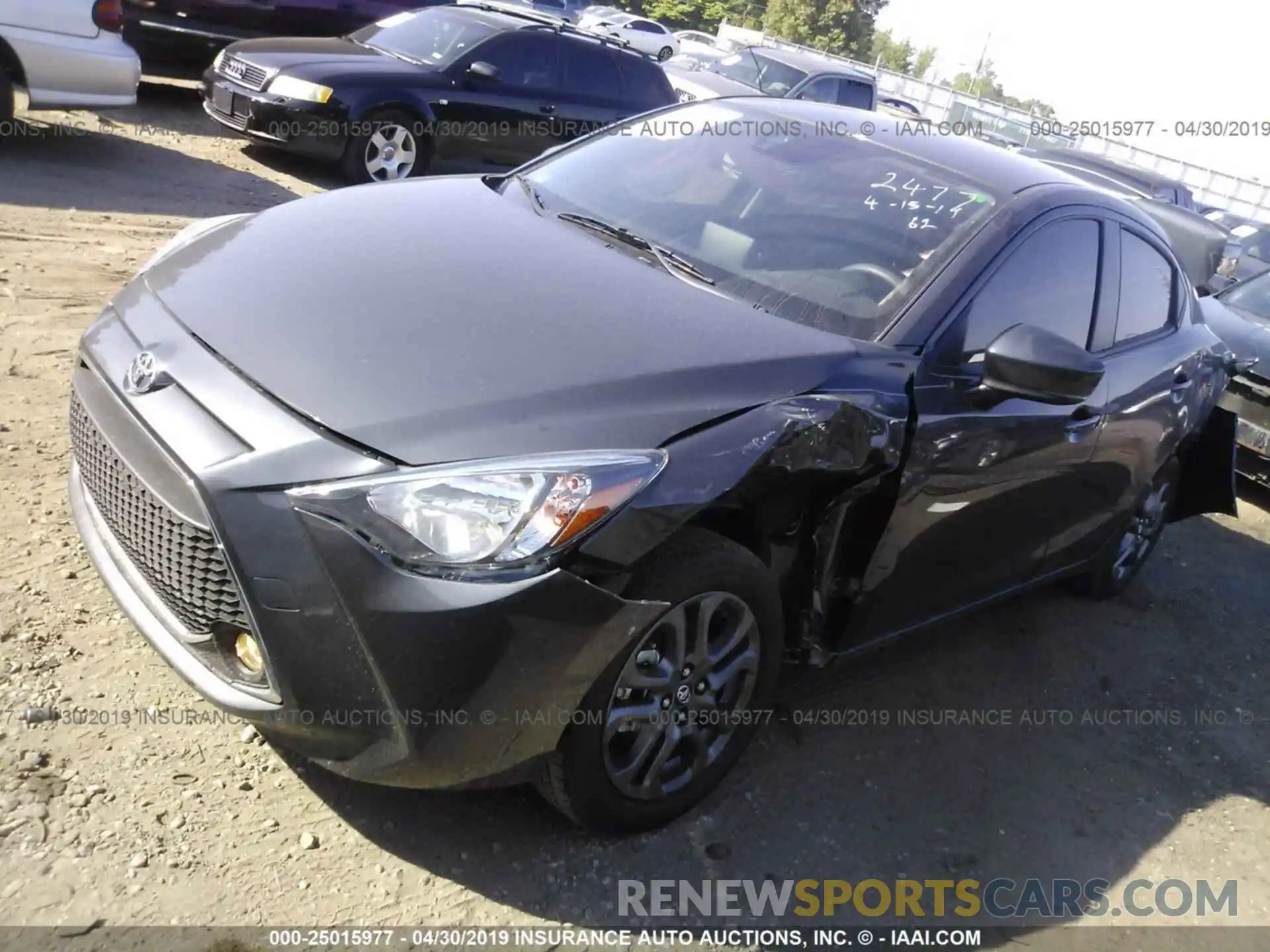 2 Photograph of a damaged car 3MYDLBYV9KY522477 TOYOTA YARIS 2019