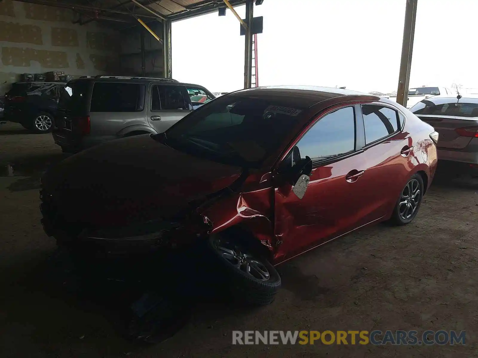 2 Photograph of a damaged car 3MYDLBYV9KY522933 TOYOTA YARIS 2019