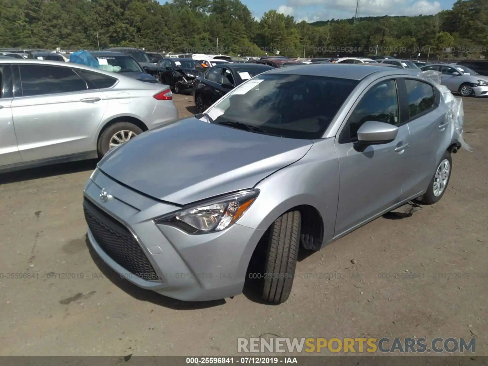 2 Photograph of a damaged car 3MYDLBYV9KY523242 TOYOTA YARIS 2019