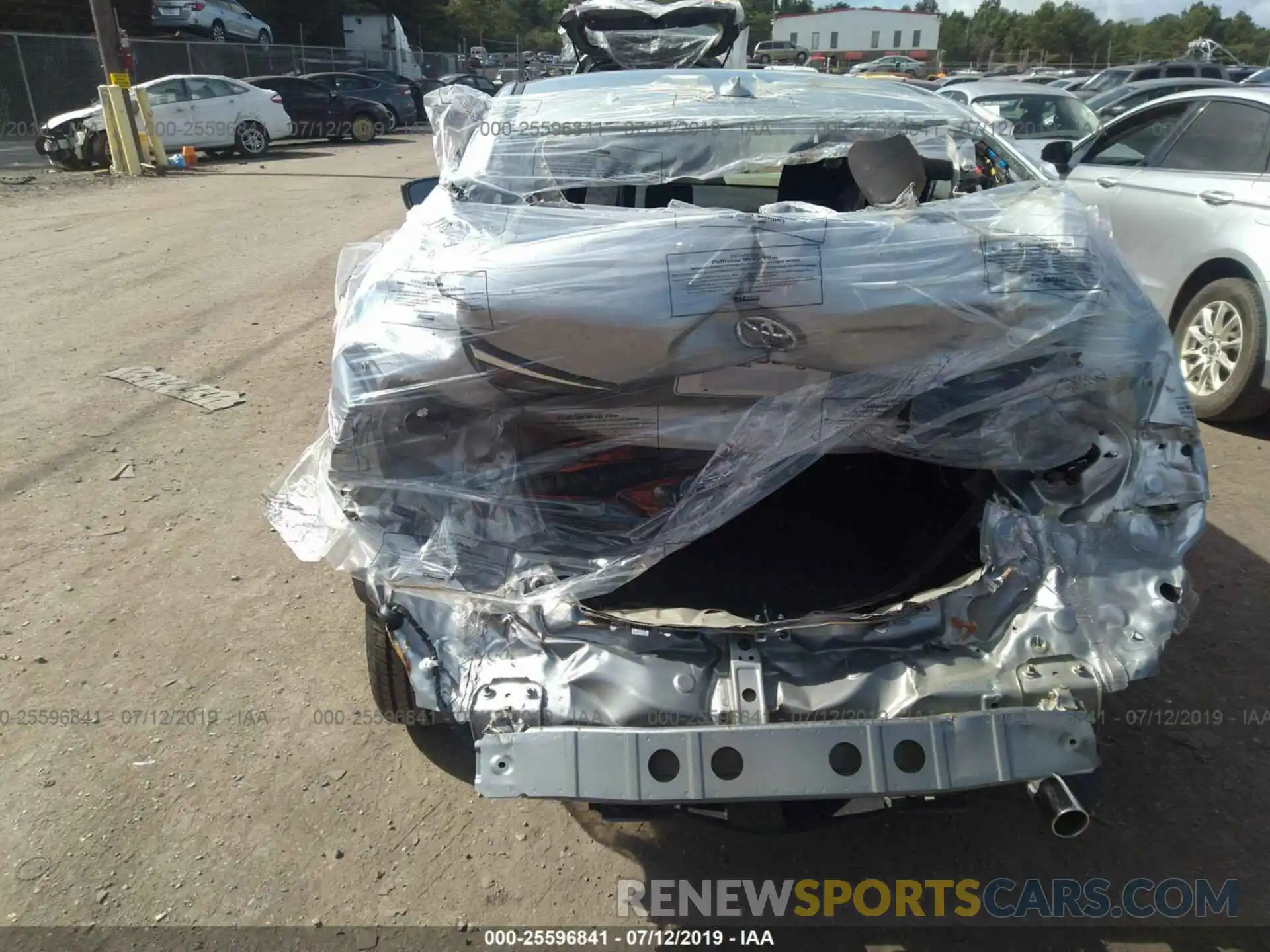 6 Photograph of a damaged car 3MYDLBYV9KY523242 TOYOTA YARIS 2019